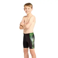 Zoggs Flak Mid Jammer 116cm Zoggs | Svart/Gr&#248;nn | Ecolast