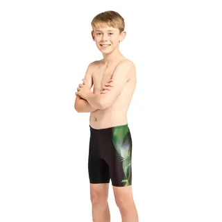 Zoggs Flak Mid Jammer Zoggs | Svart/Gr&#248;nn | Ecolast