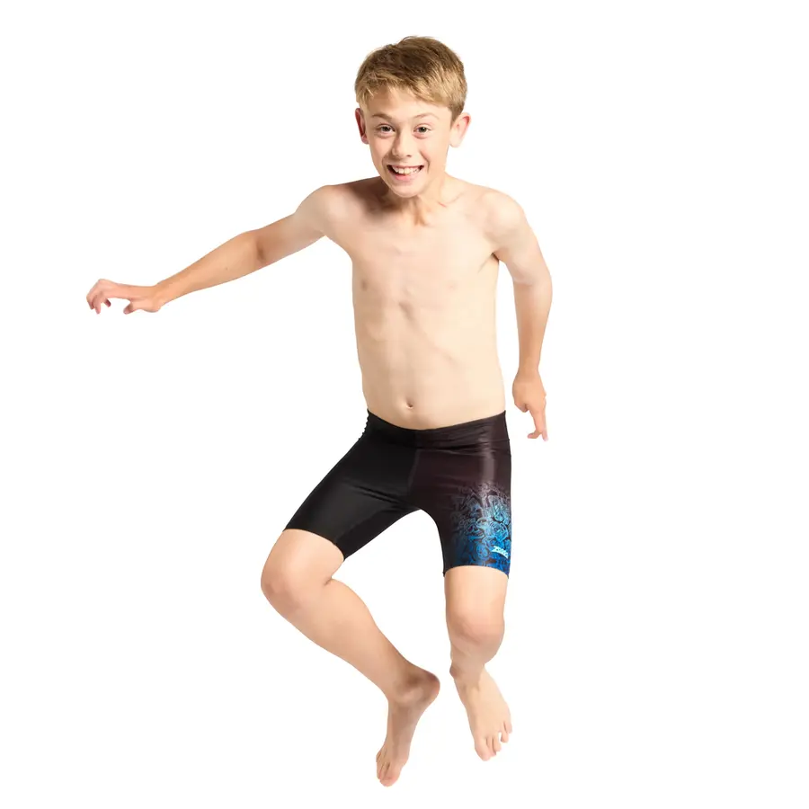 Zoggs Rumble Blue Mid Jammer 116cm Zoggs | Svart/Flerfarget | Ecolast 