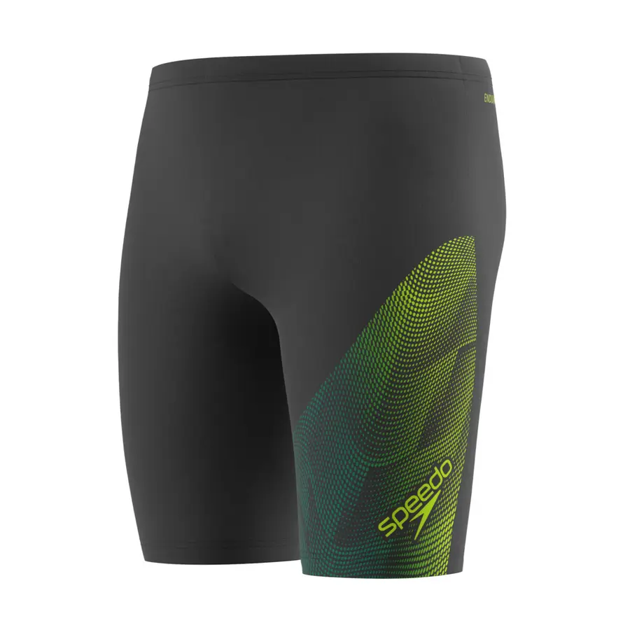 Speedo Medley Logo Jammer 40 Speedo | Svart/Lime | Endurance+ 