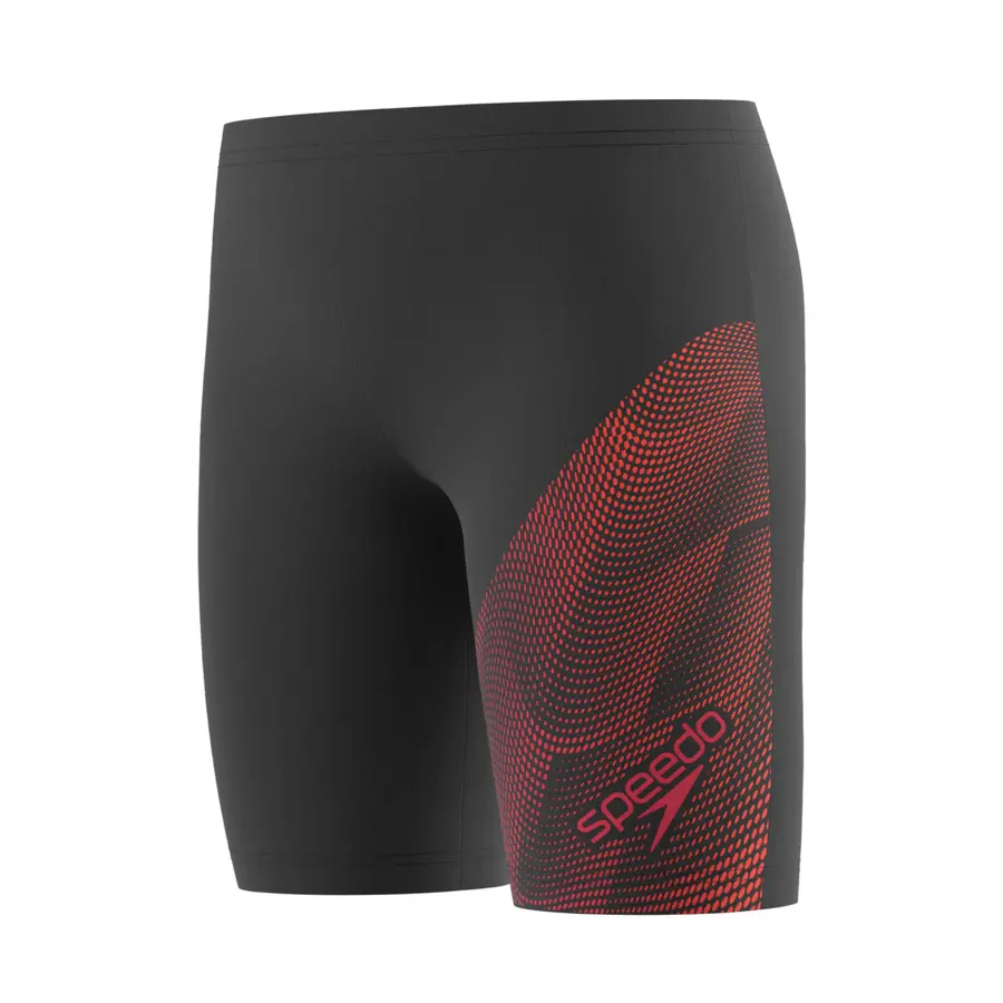 Speedo Medley Logo Jammer jr 104 Speedo | Svart/Rød | EnduraSoft 