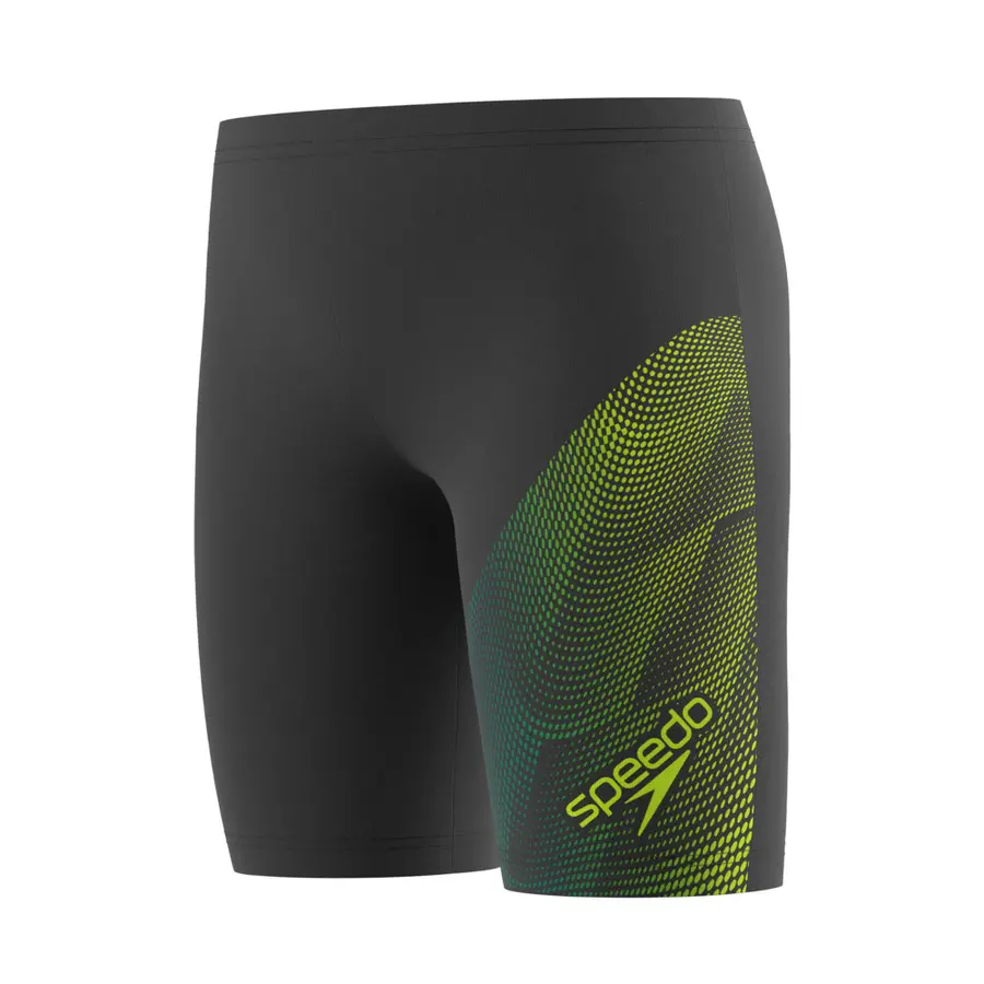 Speedo Medley Logo Jammer jr 104 Speedo | Svart/Lime | EnduraSoft 