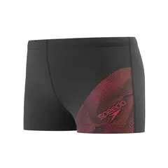 Speedo Medley Logo Aquashort jr 104 Speedo | Svart/Rød | EnduraSoft