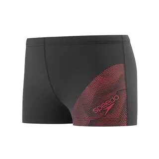Speedo Medley Logo Aquashort jr Speedo | Svart/Rød | EnduraSoft