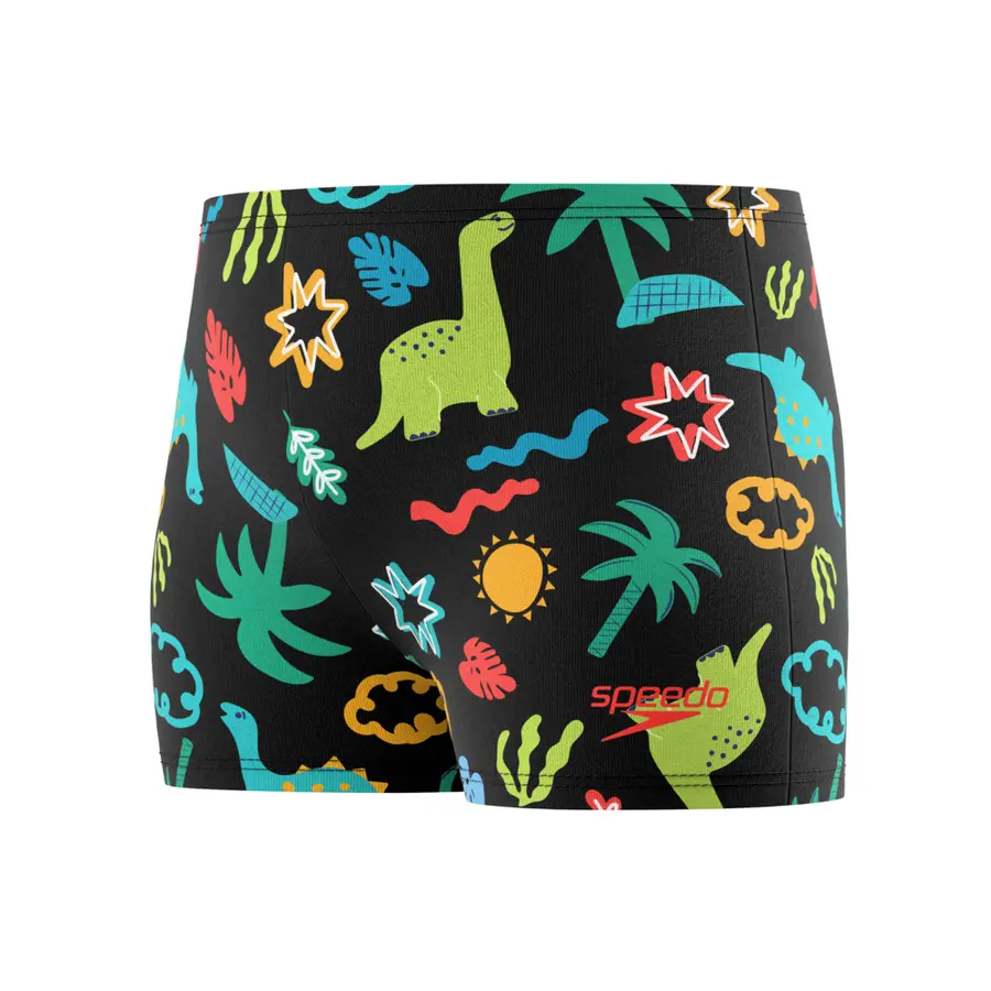 Speedo Print Aquashort jr 92 Speedo | Svart | EnduraSoft 