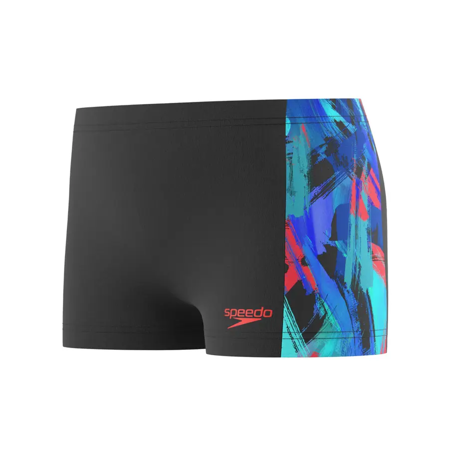 Speedo Printed Aquashort jr 116 Speedo | Svart/Blå | Endurance+ 