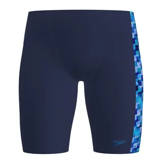 Speedo Print Spliced Jammer jr Speedo | Marine/Blå | Endurance+