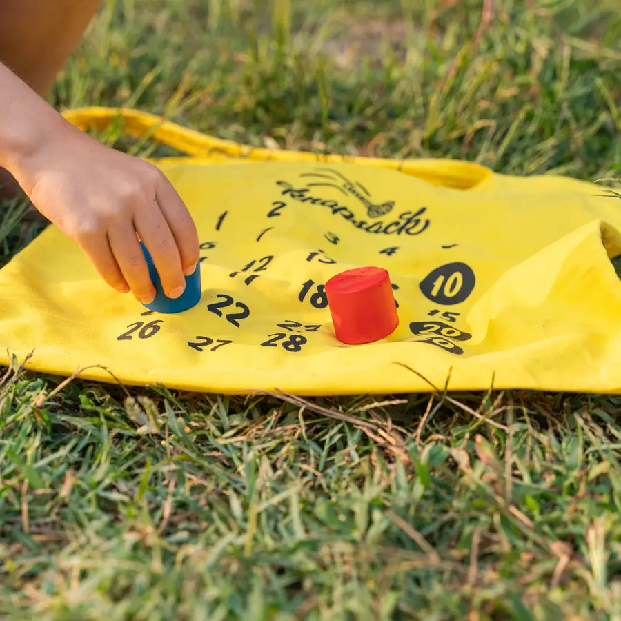 Kubbespill | Nummerkubb Knapsack | 2-6 spillere 