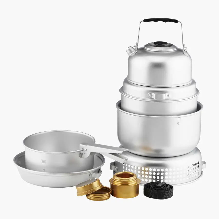 Stormkjøkken med vindskjerm Kokesystem 9 deler 