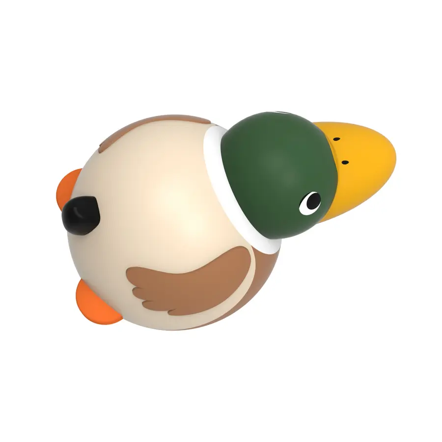 Gummifigur | Stor stokkand Til skoler, lekeplasser og parker 