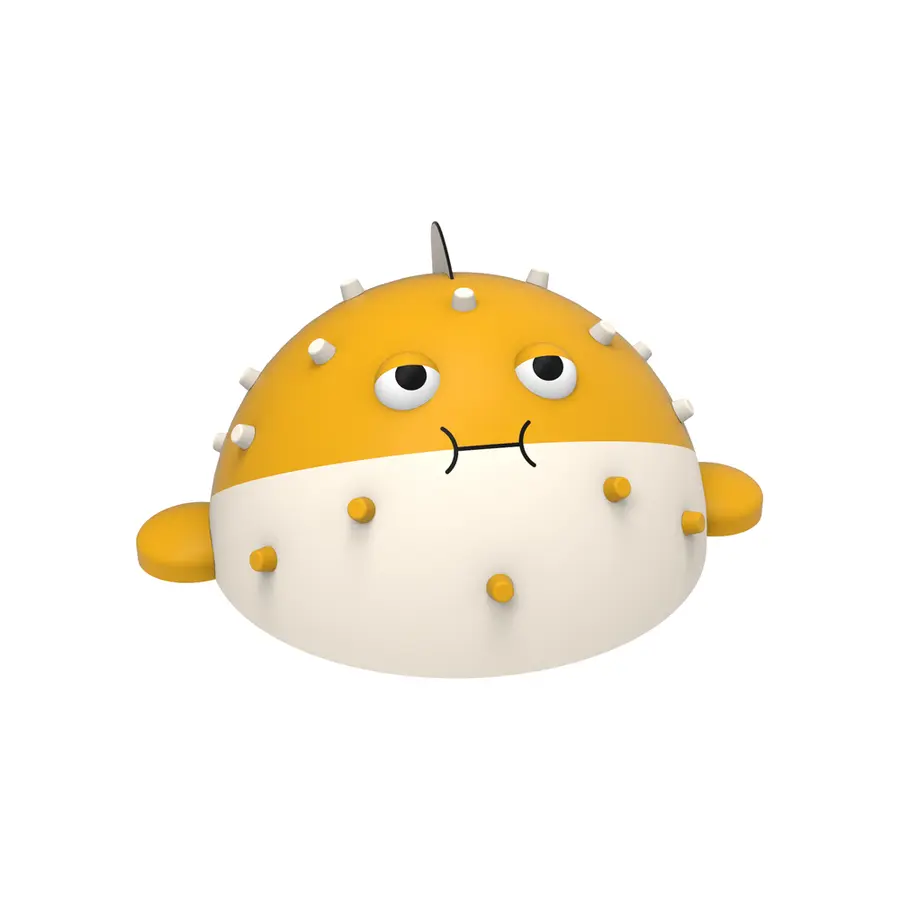 Gummifigur | Stor kulefisk Til skoler, lekeplasser og parker 