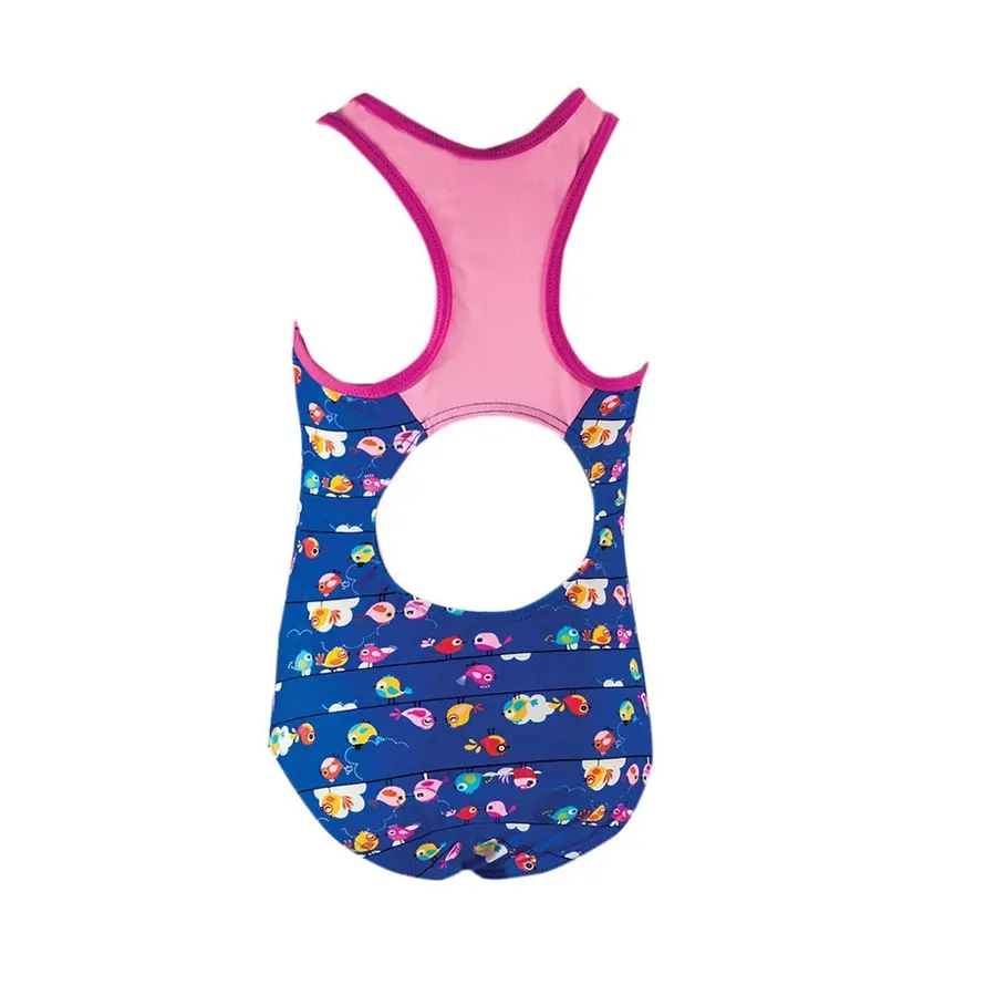 Pretty Bird Actionback Badedrakt 92cm Zoggs | Multi/Rosa | Elastomax 