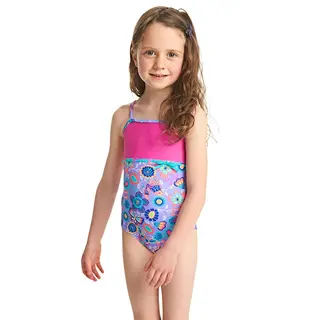 Wild Classicback Badedrakt Zoggs | Lilla/flerfarget | Elastomax