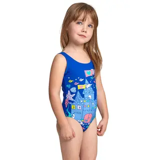 Undersea Scoopback Badedrakt Zoggs | Blå/Flerfarget | Ecolast