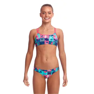Club Tropicana Bikini jr Funkita | Criss Cross Bikini