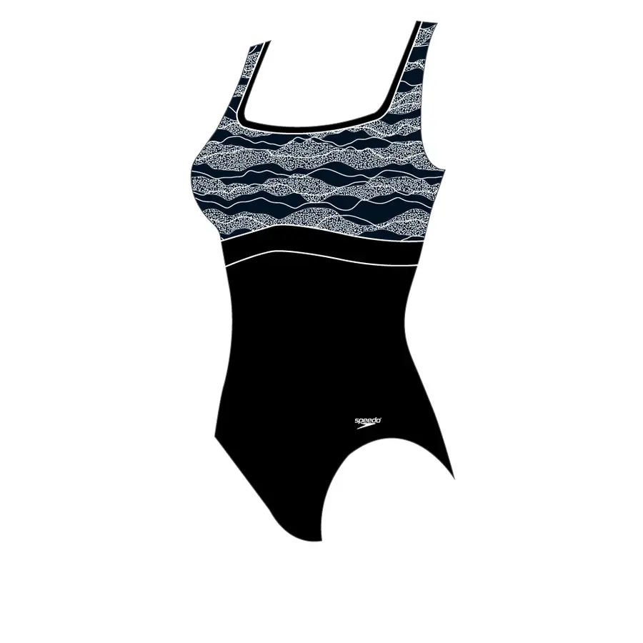 ContourEclipse Badedrakt 36 Speedo | Svart/Hvit | ECO Shape Comprex 