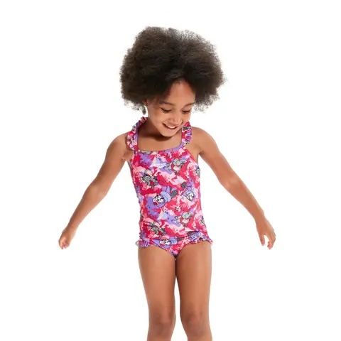 Speedo Frill Thinstrap jr Speedo | Rosa | ECO EnduraFlex