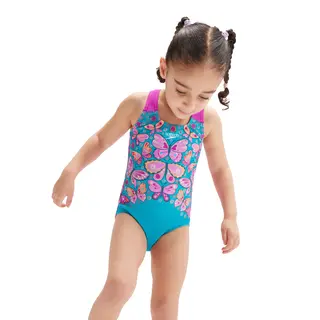 Digital Printed Badedrakt jr Speedo | Blå/Lilla | Endurance10