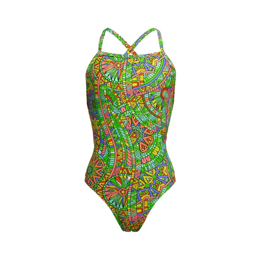 Minty Mixer Badedrakt jr 128cm Funkita | Strapped in One Piece 