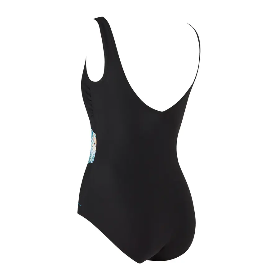 Sea Dreamer Front Crossover Badedrakt 36 Zoggs | Svart/Flerfarget | Ecolast 