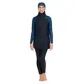 Jewel Modesty Suit Side Cut Burkini Zoggs | Flerfarget | Elastomax
