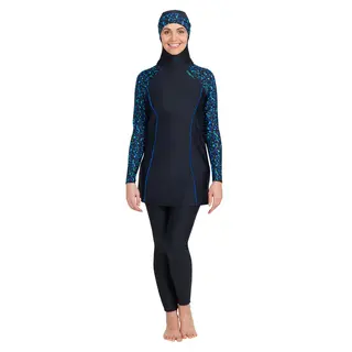 Jewel Modesty Suit Side Cut Burkini Zoggs | Flerfarget | Elastomax