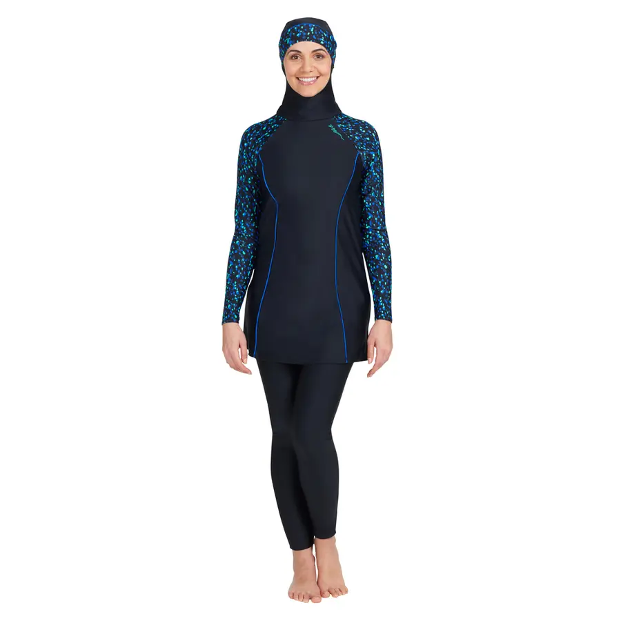 Jewel Modesty Suit Side Cut Burkini 48 Zoggs | Flerfarget | Elastomax 