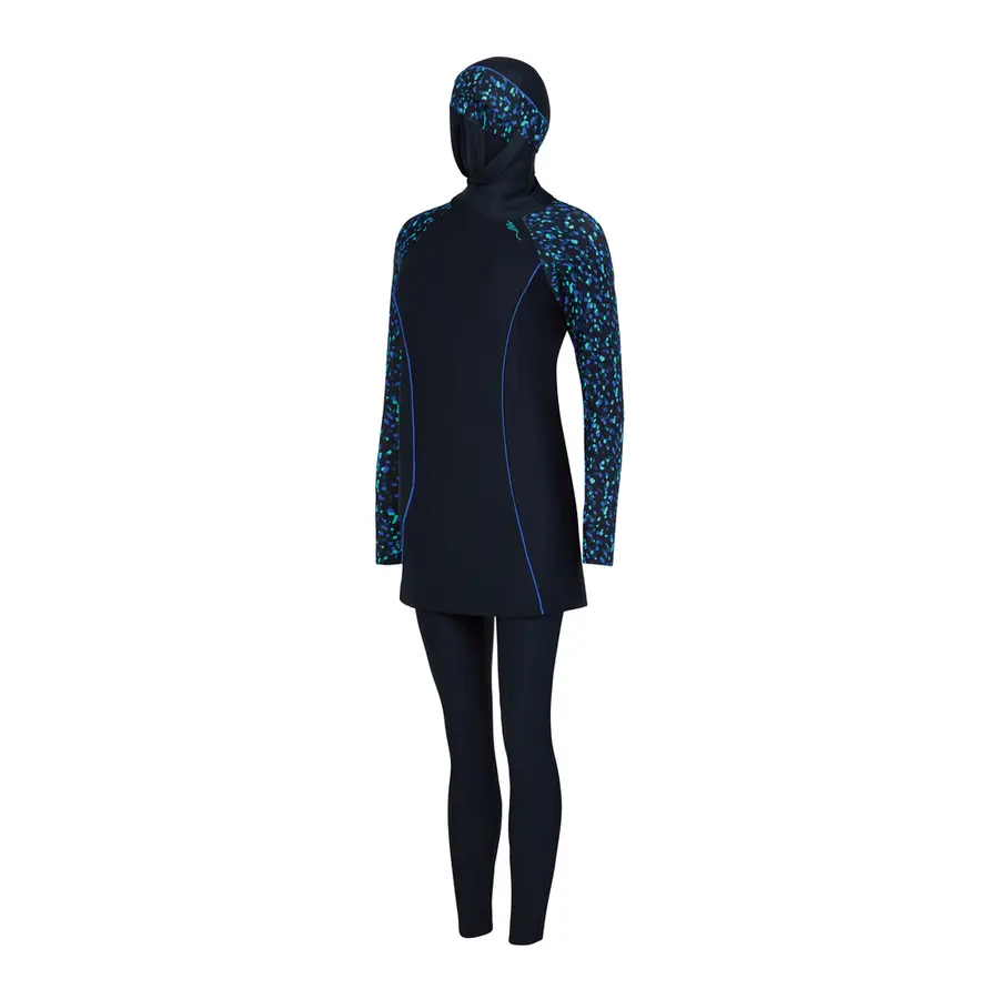 Jewel Modesty Suit Side Cut Burkini 48 Zoggs | Flerfarget | Elastomax 