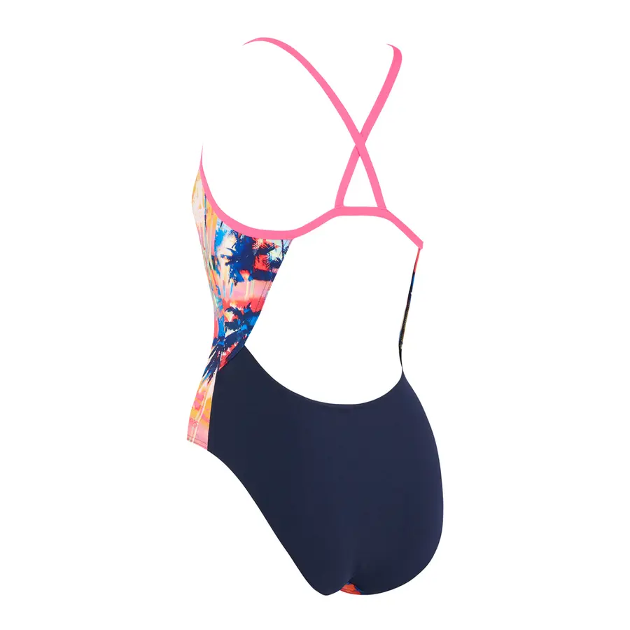 Sunset Tri Back Badedrakt EU36 Zoggs | Flerfarget | Ecolast+ 