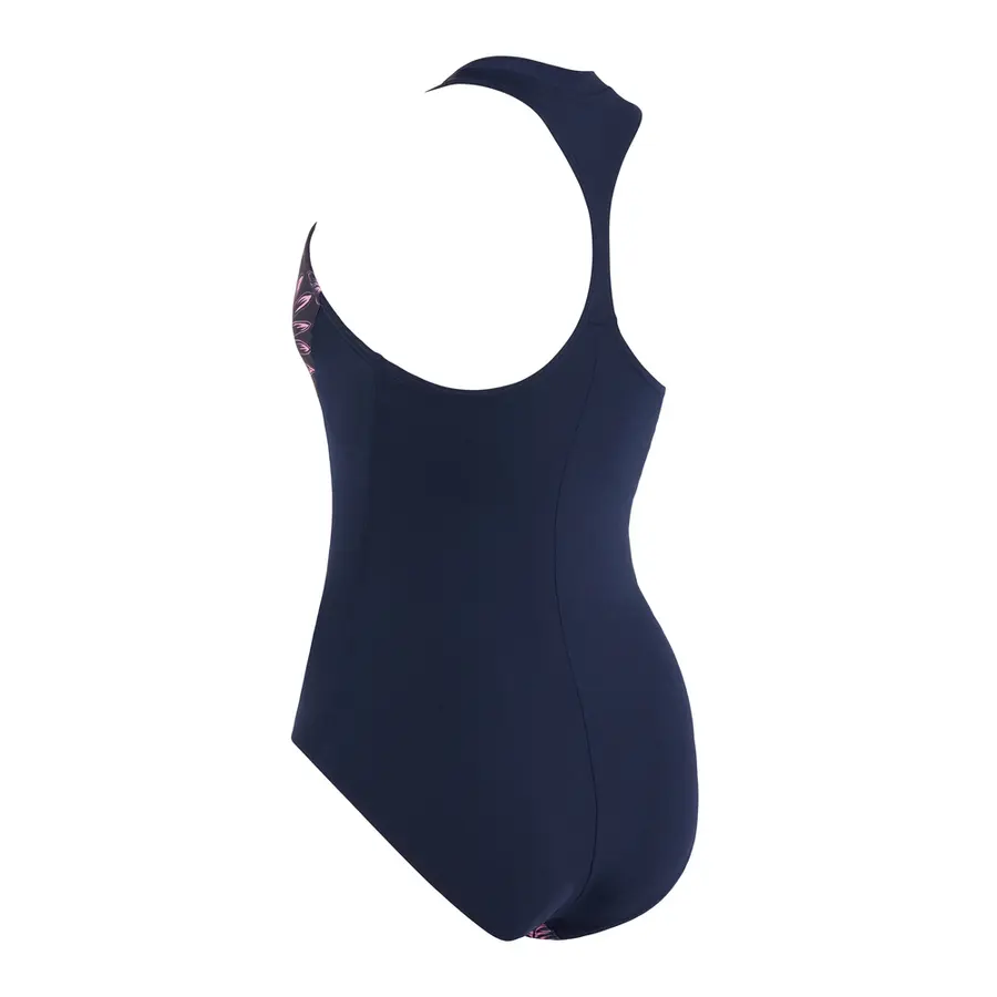 Sunset Bloom Zip One Piece Badedrakt 46 Zoggs | Blå/ Flerfarget | Ecolast 