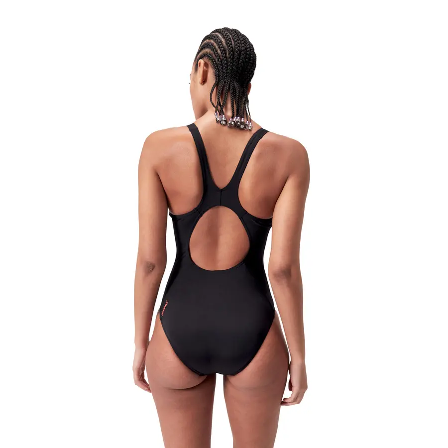 Placement Muscleback Badedrakt 36 Speedo | Svart/Rød | ECO Endurance+ 