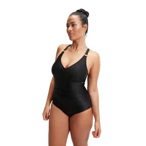 V Neck Shaping Badedrakt Speedo | Svart | ECO BodyFit Rec