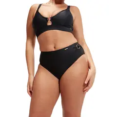 High Waist Shaping Truse Bikini 38 Speedo | Svart | ECO BodyFit Rec