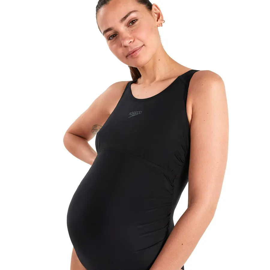 Maternity Fitness Badedrakt 38 Speedo | Svart | EnduraFlex 