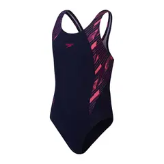 Splice HyperBoom Badedrakt jr 116 Speedo | Svart/Rosa | ECO EnduraFlex