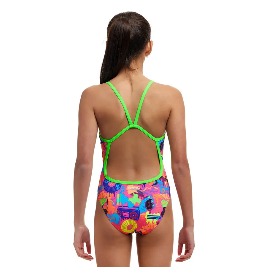 Lotsa Pop Badedrakt Jr 140 Funkita | Single Strap One Piece 