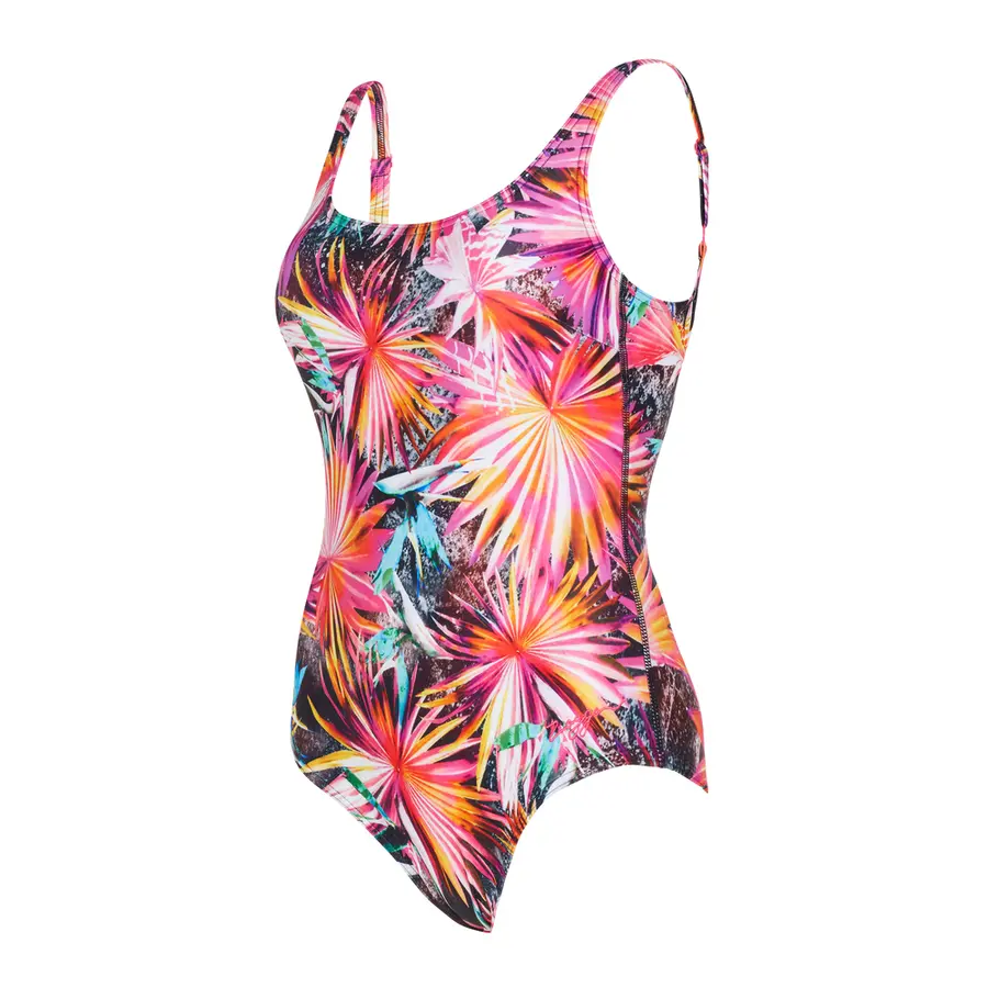 Savannah Sleekback Badedrakt 36 Zoggs | Flerfarget | Ecolast 