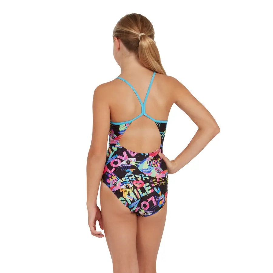 Joyful Sprintback Badedrakt jr 128cm Zoggs | Flerfarget | Ecolast 