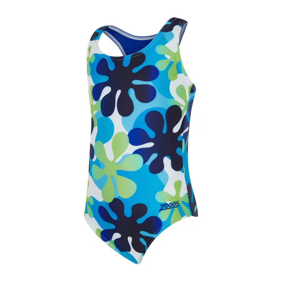 Wild Child Actionback Badedrakt 104cm Zoggs | Blå/Flerfarget | Ecolast 