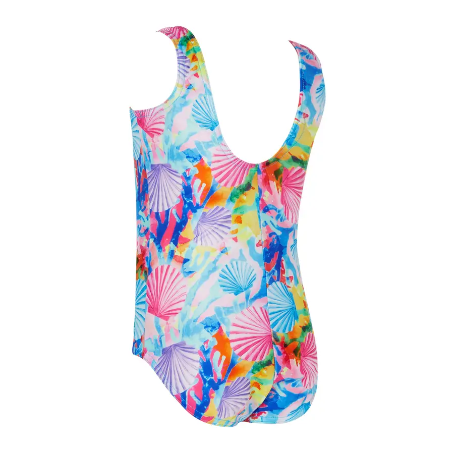 Crazy Clams Scoopback Badedrakt 92cm Zoggs | Flerfarget | Ecolast 