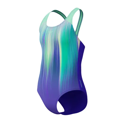 Placement Splashback Badedrakt jr Speedo | Lilla/Flerfarget | Endurance+