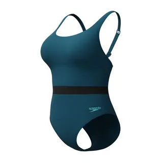 Speedo LuniaGlow Shaping Speedo | Dark Teal | Shape Comprex