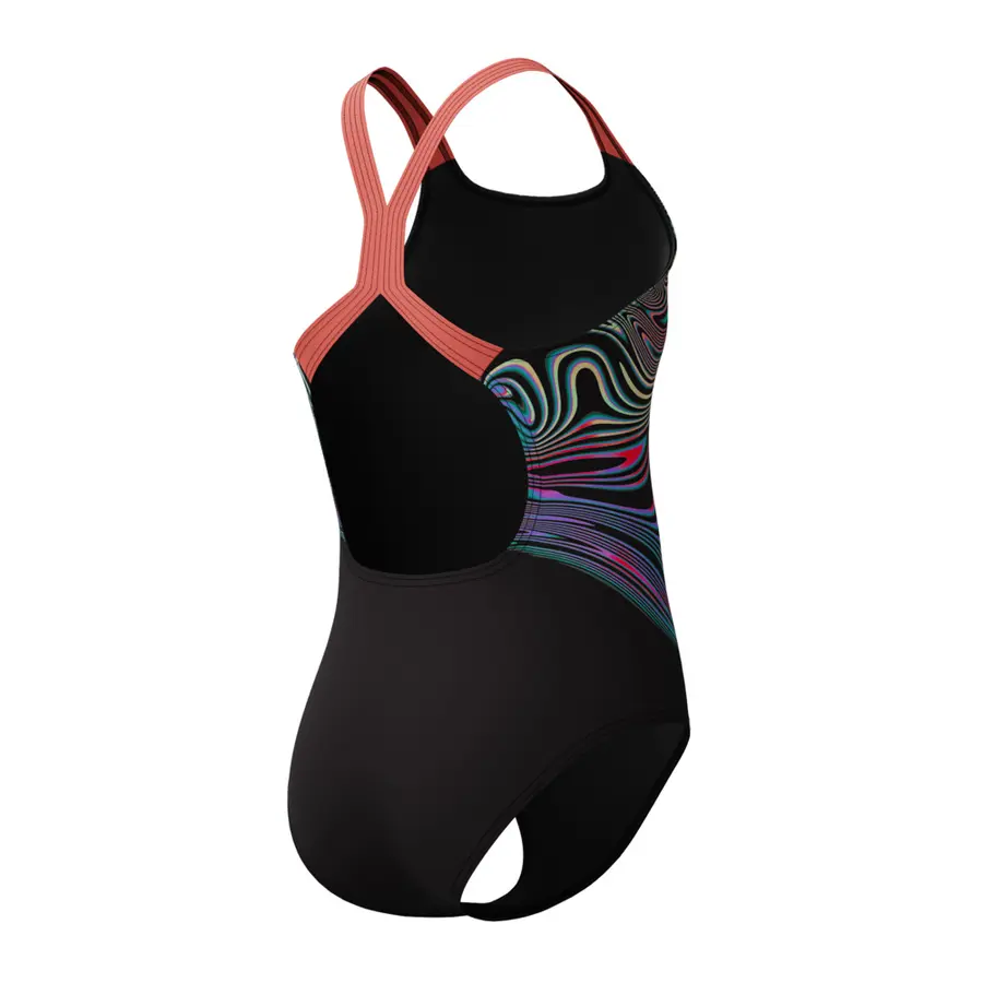 Placement Powerback Badedrakt jr 128 Speedo | Flerfarget | Endurance+ 