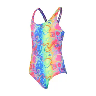 Disco Vibes Rowleeback Badedrakt jr Zoggs | Flerfarget | Ecolast