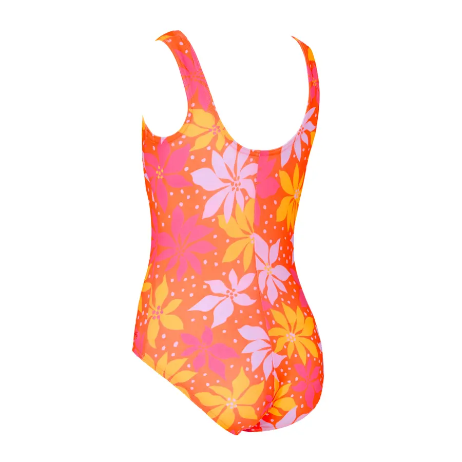 Waikiki Scoopback Badedrakt jr 116cm Zoggs | Flerfarget | Ecolast 