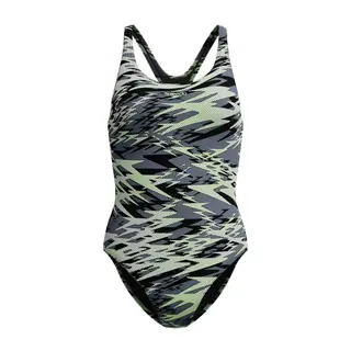 Speedo Hyperboom Print Medalist Speedo | Svart/Gr&#248;nn | Endurance Pro