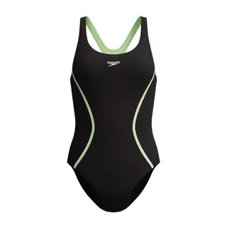 Speedo Solid Splice Medalist Speedo | Svart/Gr&#248;nn | Endurance Pro