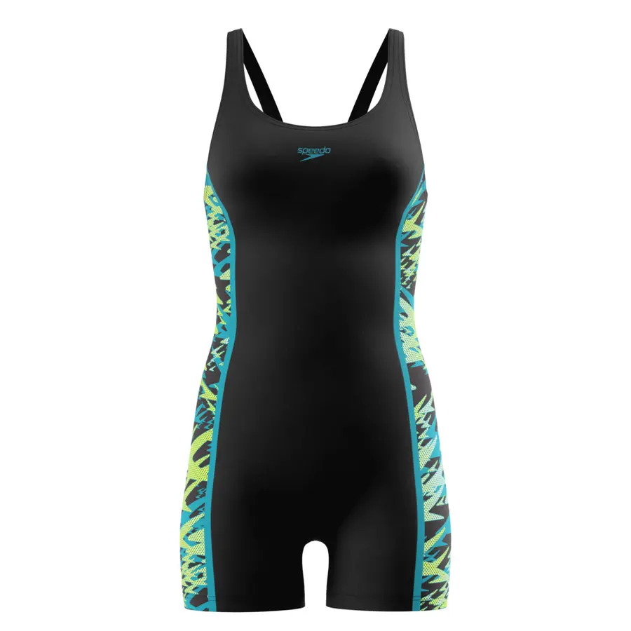 Speedo Hyperboom Splice Legsuit 32 Speedo | Svart/Grønn | Endurance Pro 