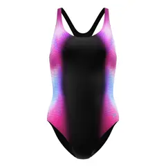 Speedo Print Medalist 34 Speedo | Svart/Rosa | Endurance Pro