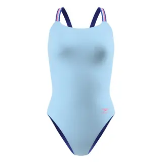 Speedo Solid Comfort V-Back Speedo | Bl&#229; | Endurance+